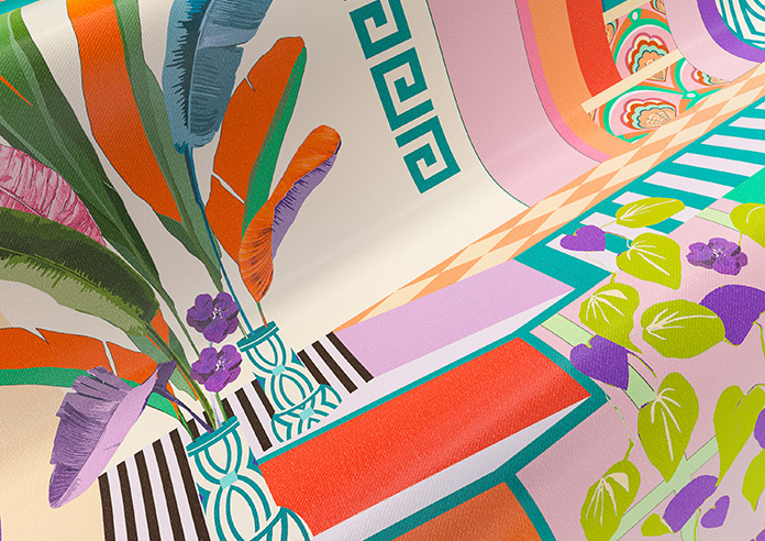 Chatelaine, Perfectly Peach - Made To Measure Curtains - Image 4